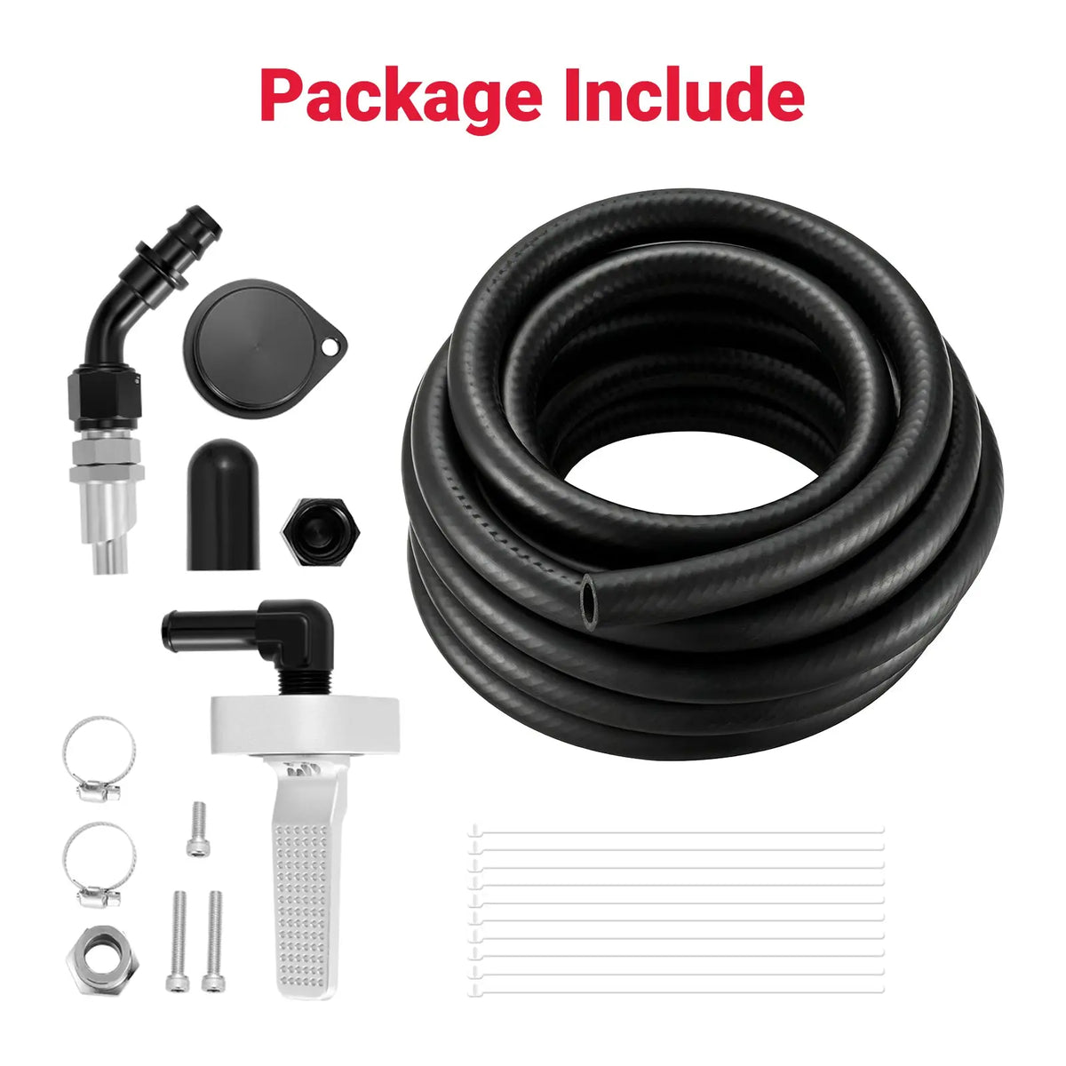 Gen-2 CCV Reroute to Exhaust Kit Fits 2011+ Ford Super Duty F250 F350 F450 F550 6.7L Powerstroke SPETUNER