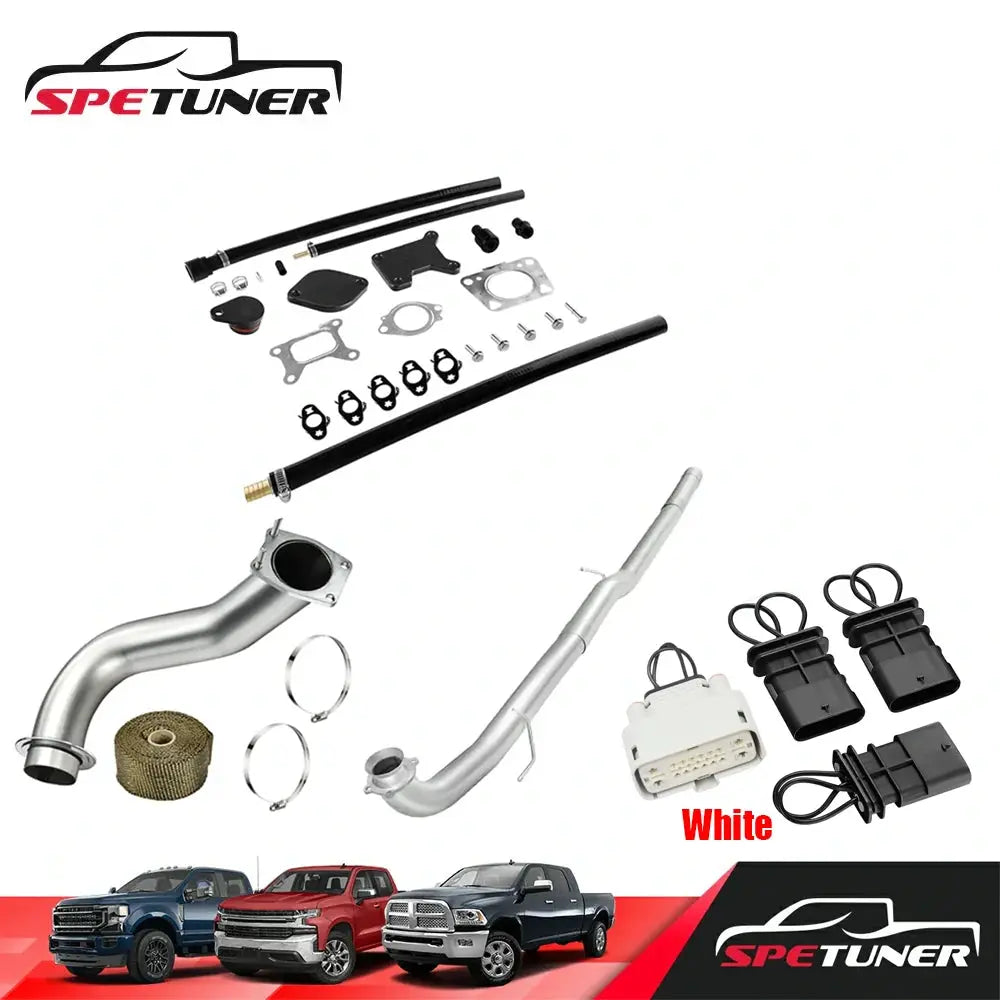 EGR/DPF/Downpipe/CAN BUS Plug Delete 2017+ L5P 6.6L Duramax All-in-One Kit |SPETUNER-123