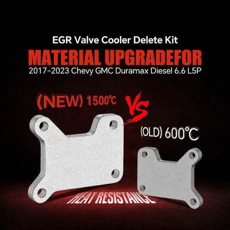 EGR Valve Cooler Delete Kit For  L5P 2017+6.6L Duramax SPETUNER