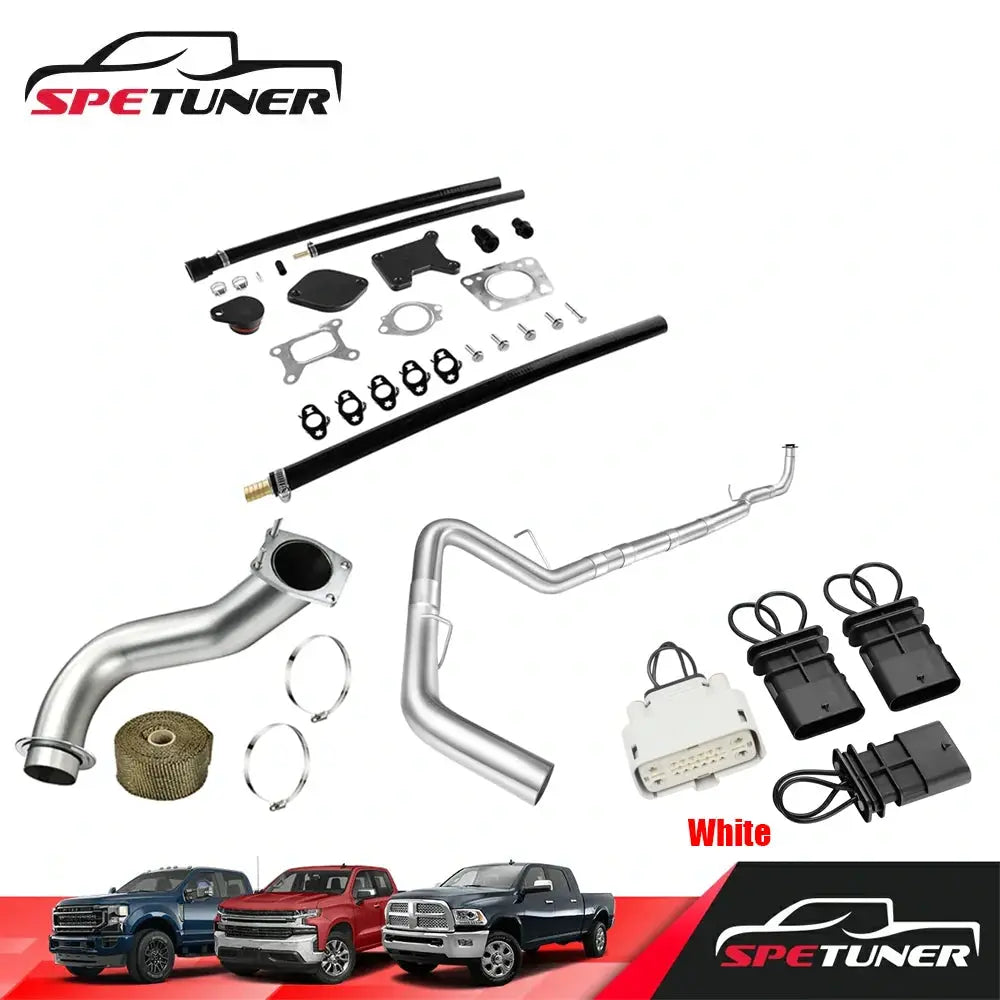 EGR/DPF/Downpipe/CAN BUS Plug Delete 2017+ L5P 6.6L Duramax All-in-One Kit |SPETUNER-124