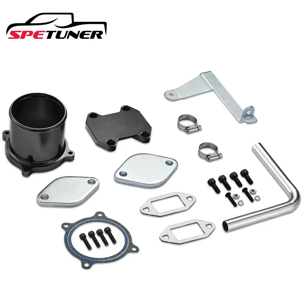 black egr delete kit (upgrade) for 2007–2009 Dodge Ram 6.7L Cummins