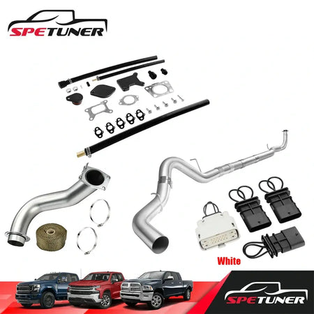 EGR/DPF/Downpipe/CAN BUS Plug Delete 2017+ L5P 6.6L Duramax All-in-One Kit |SPETUNER-125