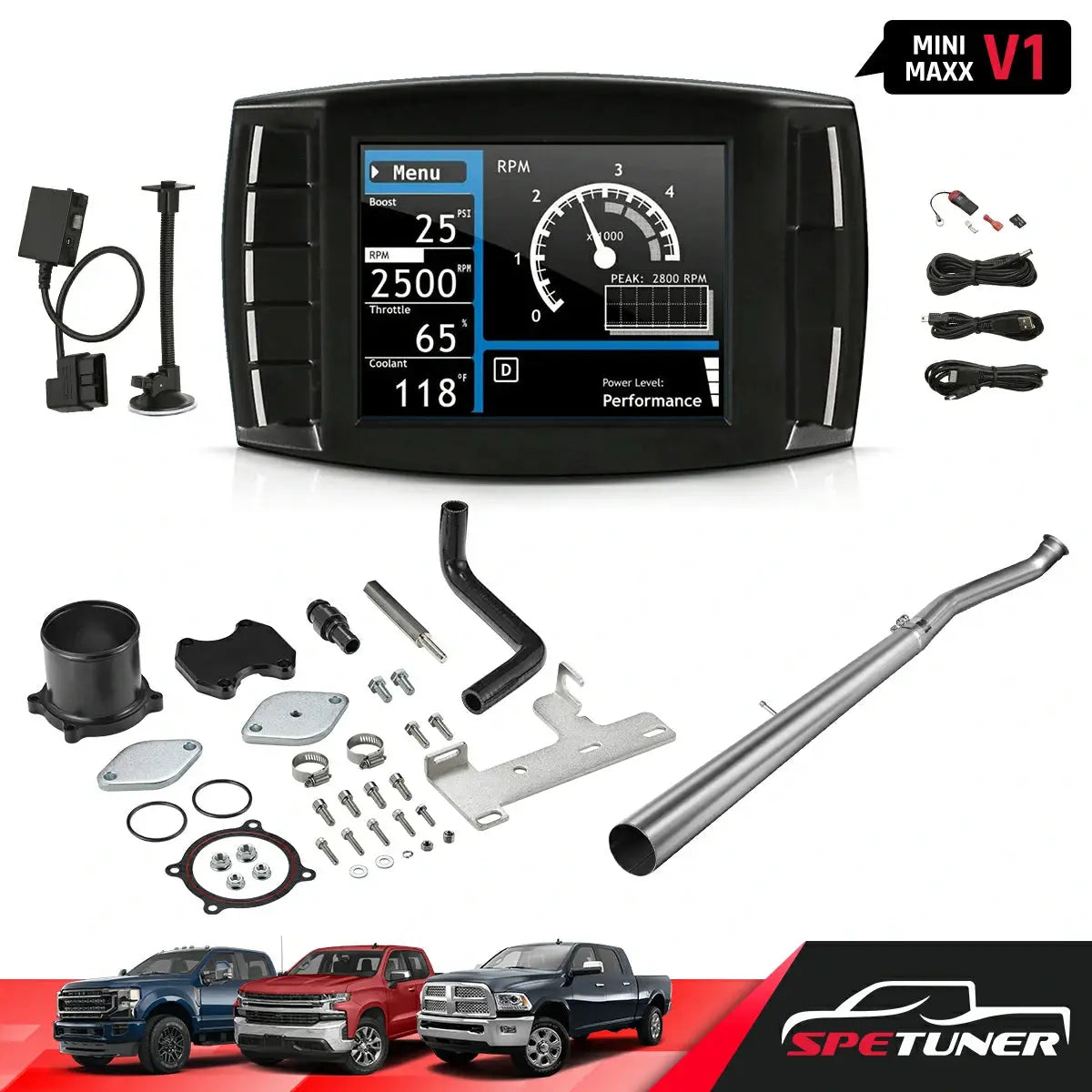 DPF/DEF/EGR Delete for Ram 2010-2012 6.7 Cummins All-in-One Kit|SPETUNER-123