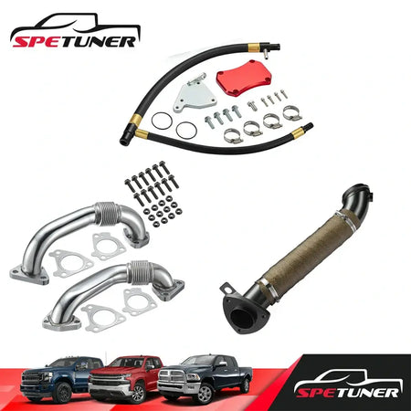 EGR Delete+Downpipe+Uppipe for L5P LML LMM LBZ LLY 2004.5+ 6.6L Duramax Diesel |SPETUNER-17