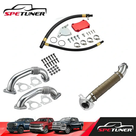 EGR Delete+Downpipe+Uppipe for L5P LML LMM LBZ LLY 2004.5+ 6.6L Duramax Diesel |SPETUNER-18