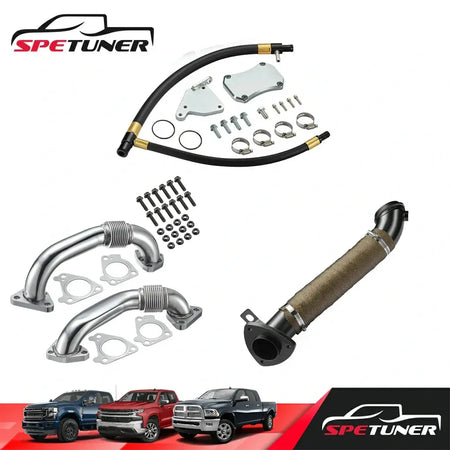 EGR Delete+Downpipe+Uppipe for L5P LML LMM LBZ LLY 2004.5+ 6.6L Duramax Diesel |SPETUNER-15