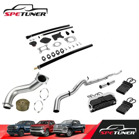 EGR/DPF/Downpipe/CAN BUS Plug Delete 2017+ L5P 6.6L Duramax All-in-One Kit |SPETUNER-130