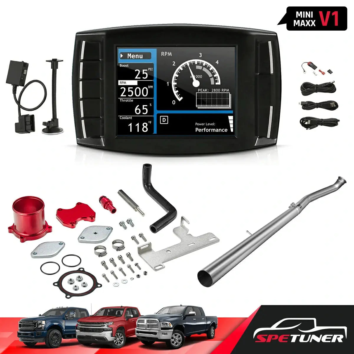 DPF/DEF/EGR Delete for Ram 2010-2012 6.7 Cummins All-in-One Kit|SPETUNER-127