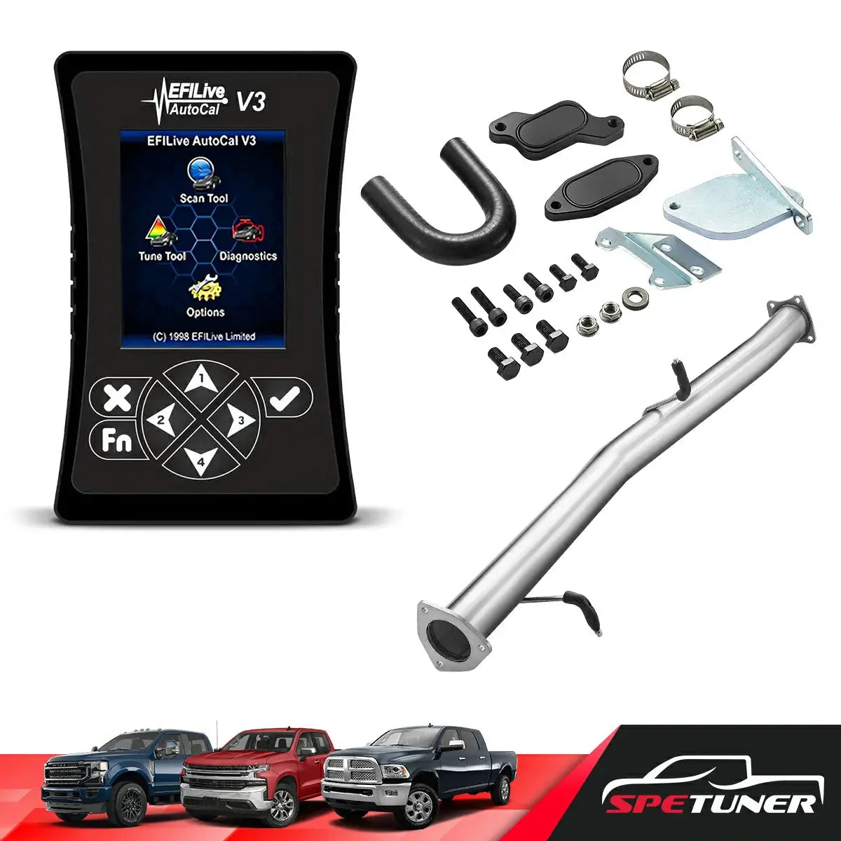 EGR/DPF/DEF Delete 2007.5-2010 LMM 6.6L Duramax All-in-One Kit |SPETUNER-119