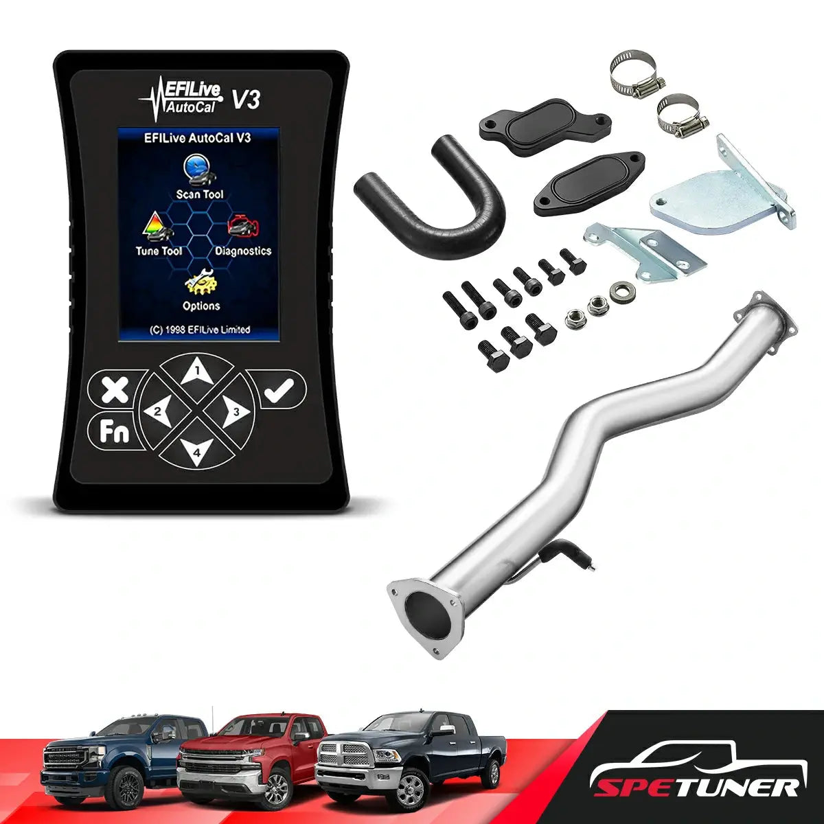 EGR/DPF/DEF Delete 2007.5-2010 LMM 6.6L Duramax All-in-One Kit SPETUNER