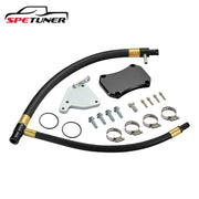 Black LML Duramax EGR delete kit for 2011-2016 Chevy Silverado and GMC Sierra 6.6L