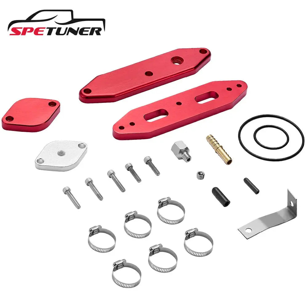 EGR Delete Kit For 2020+ Ford 6.7L Powerstroke Diesel w/Coolant Bypass Black|SPETUNER-13