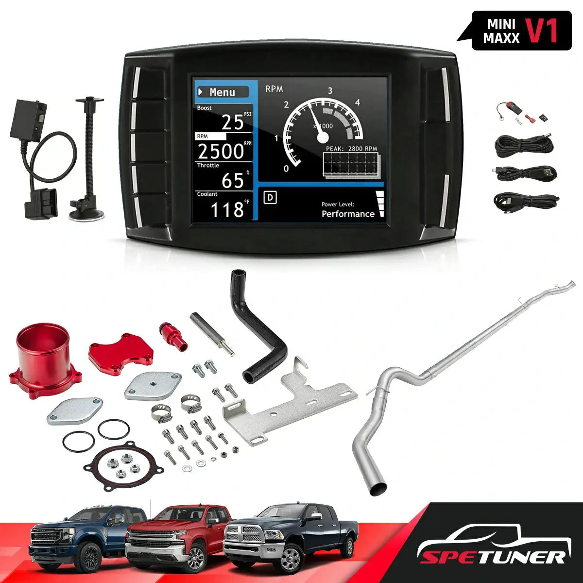 DPF/DEF/EGR Delete for Ram 2010-2012 6.7 Cummins All-in-One Kit|SPETUNER-130