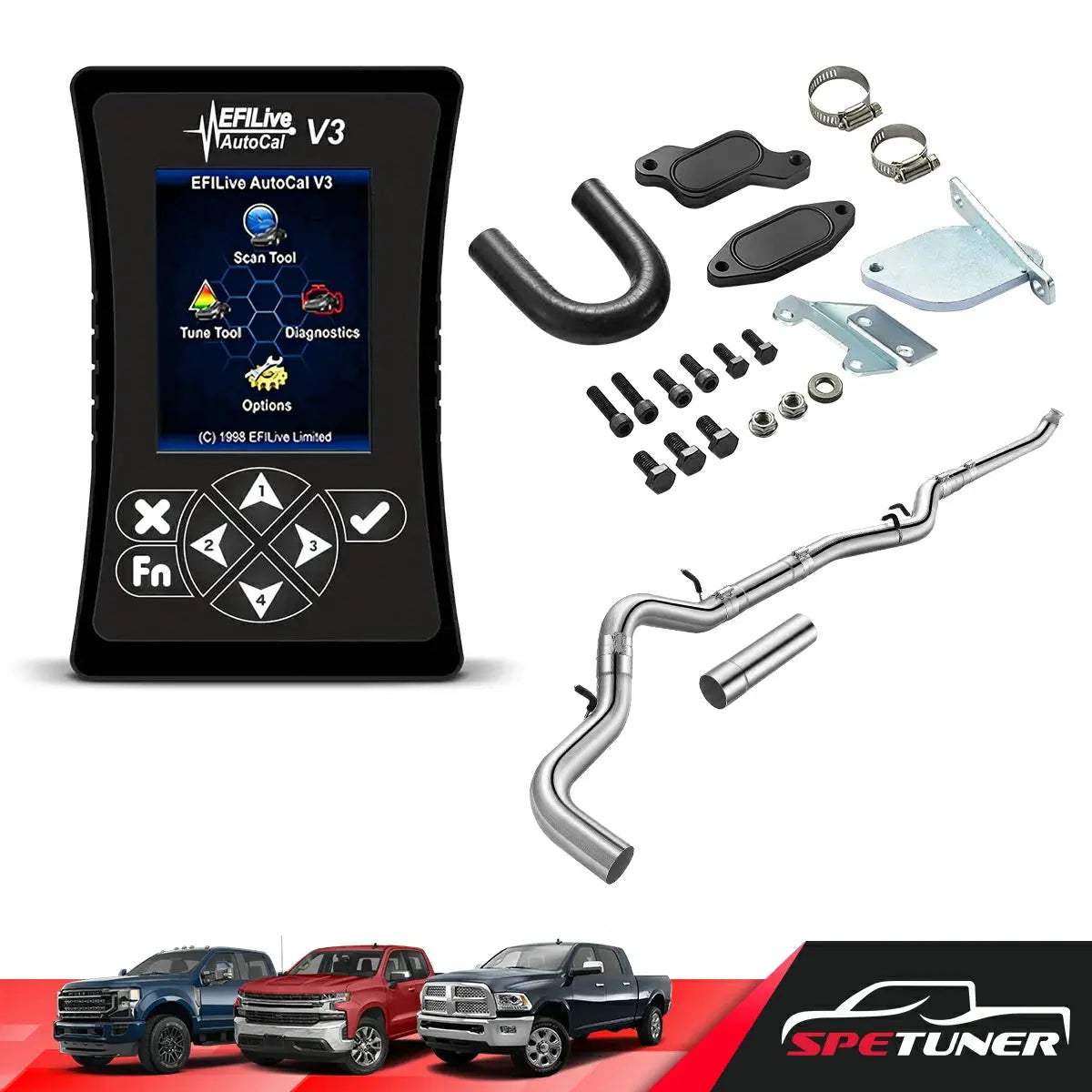 EGR/DPF/DEF Delete 2007.5-2010 LMM 6.6L Duramax All-in-One Kit SPETUNER