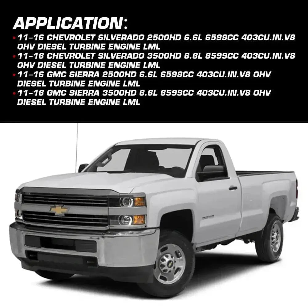 EGR delete kit fitment for 2011-2016 Chevy Silverado and GMC Sierra 2500HD 3500HD