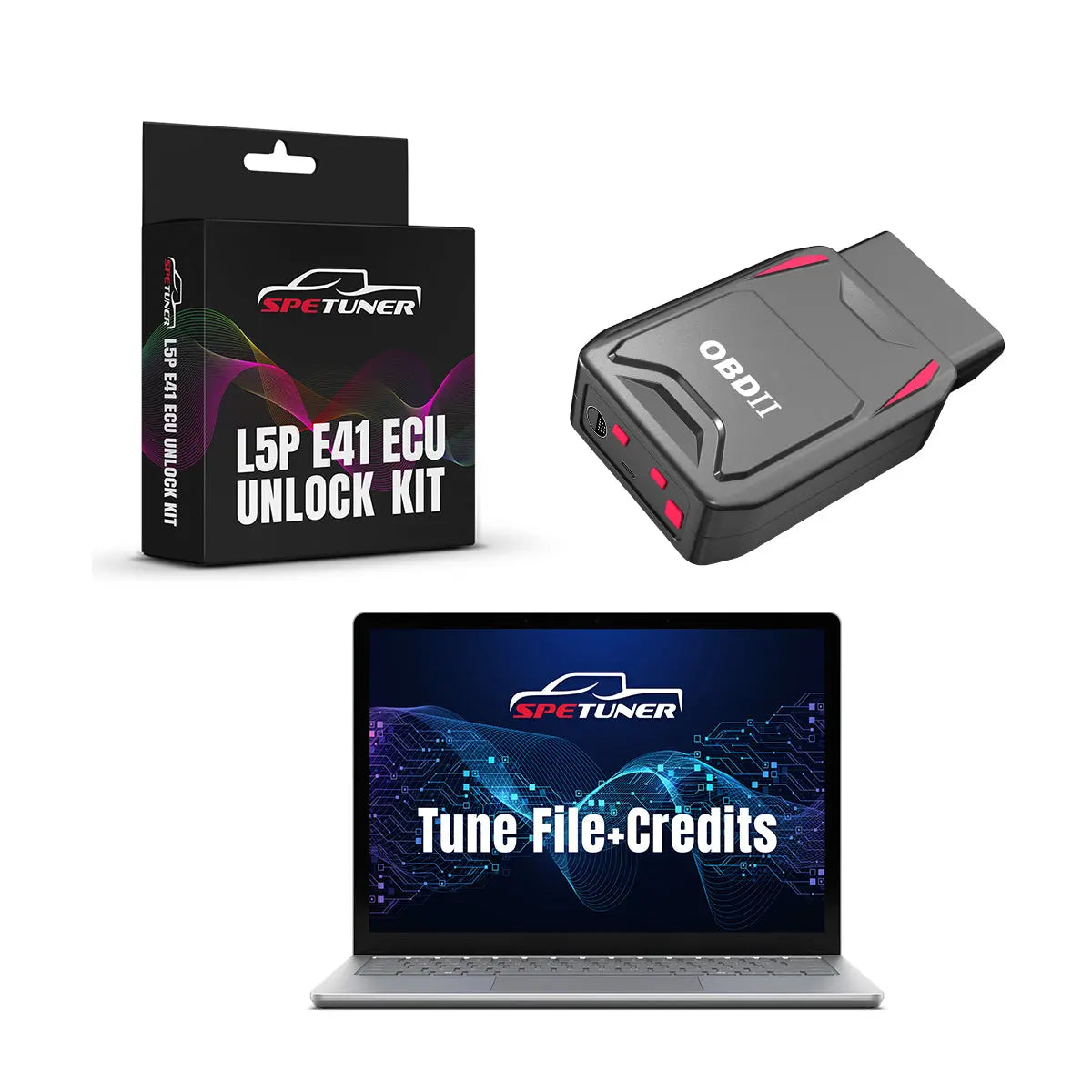 DPF/CCV/EGR/OBDII Tuner All-in-One Kit for 2017-2026 L5P 6.6L Duramax SPEtuner