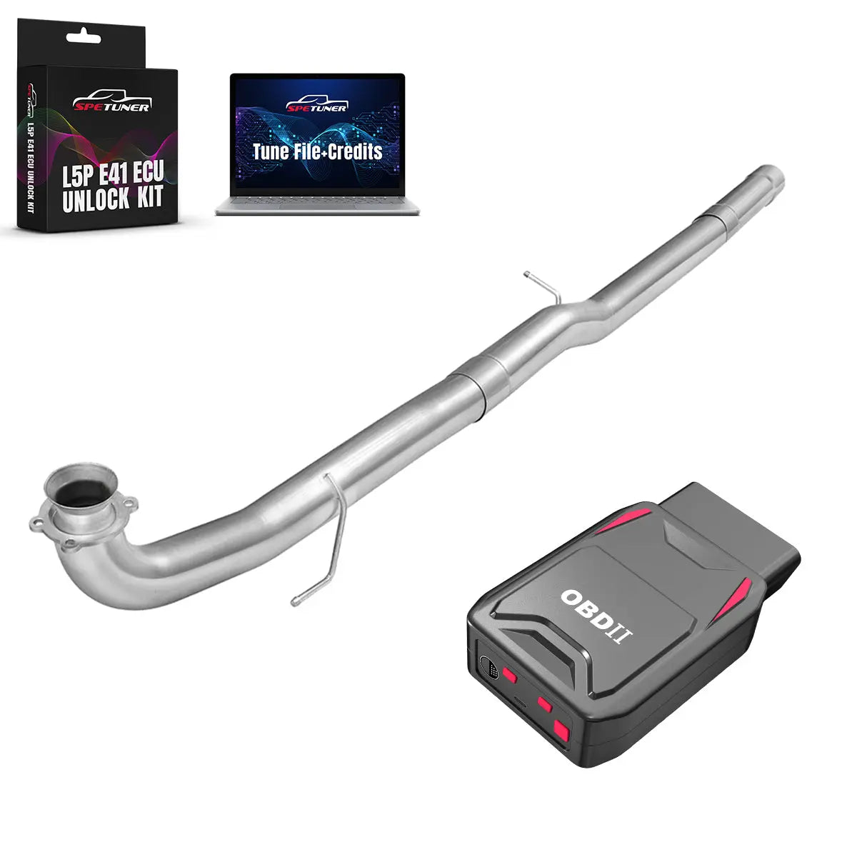 DPF/CCV/EGR/OBDII Tuner All-in-One Kit for 2017-2026 L5P 6.6L Duramax SPEtuner