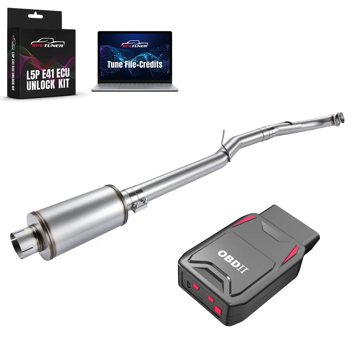 DPF/CCV/EGR/OBDII Tuner All-in-One Kit for 2017-2026 L5P 6.6L Duramax SPEtuner
