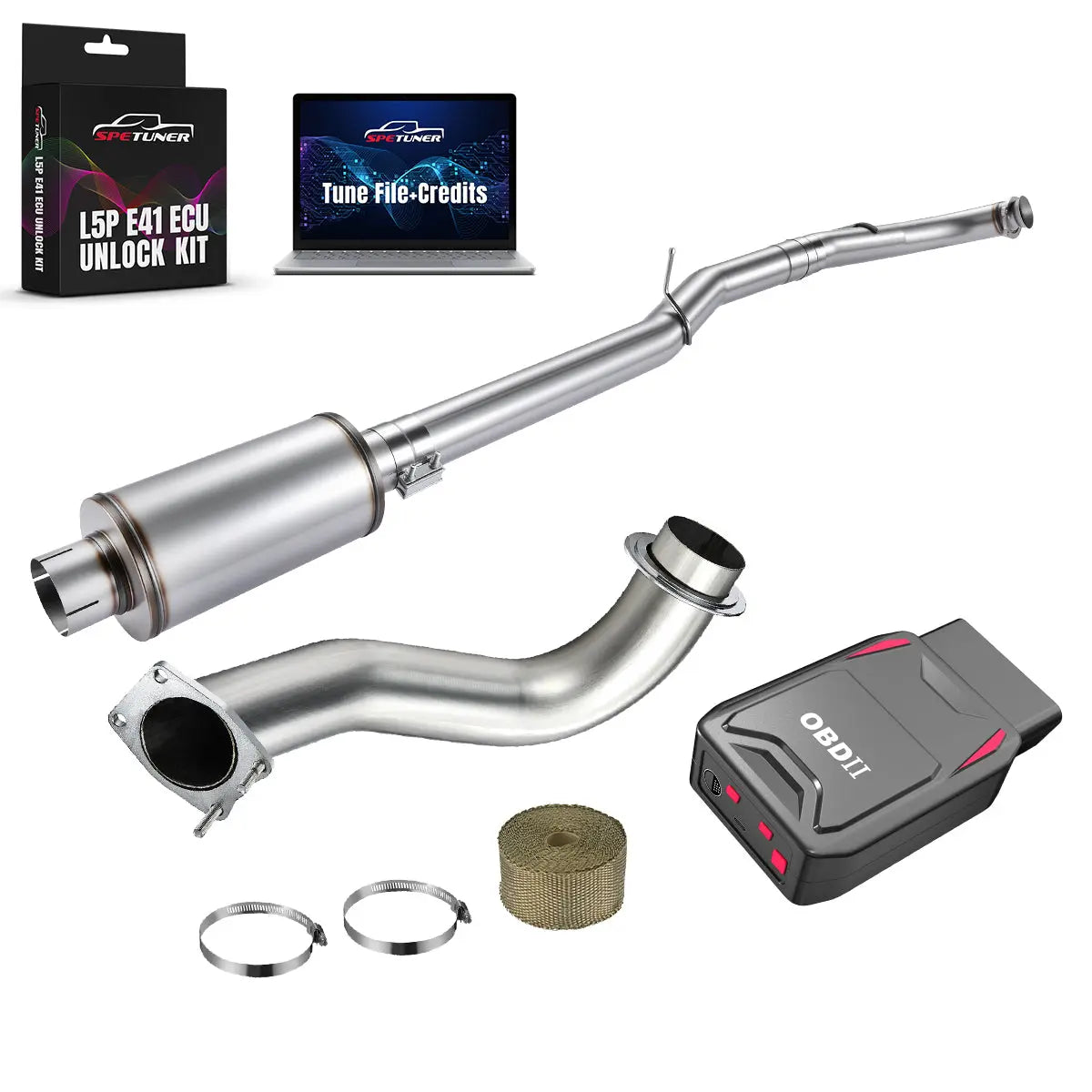 DPF/CCV/EGR/OBDII Tuner All-in-One Kit for 2017-2026 L5P 6.6L Duramax SPEtuner