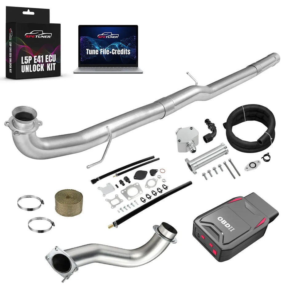 DPF/CCV/EGR/OBDII Tuner All-in-One Kit for 2017-2025 L5P 6.6L Duramax SPEtuner