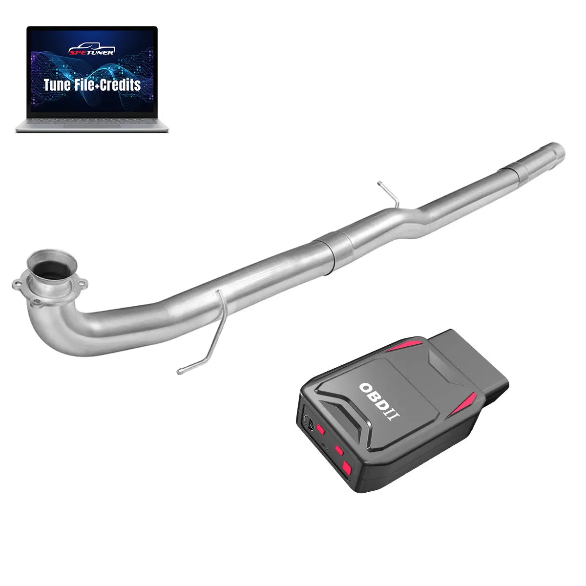 DPF/CCV/EGR/OBDII Tuner All-in-One Kit for 2017-2026 L5P 6.6L Duramax SPEtuner