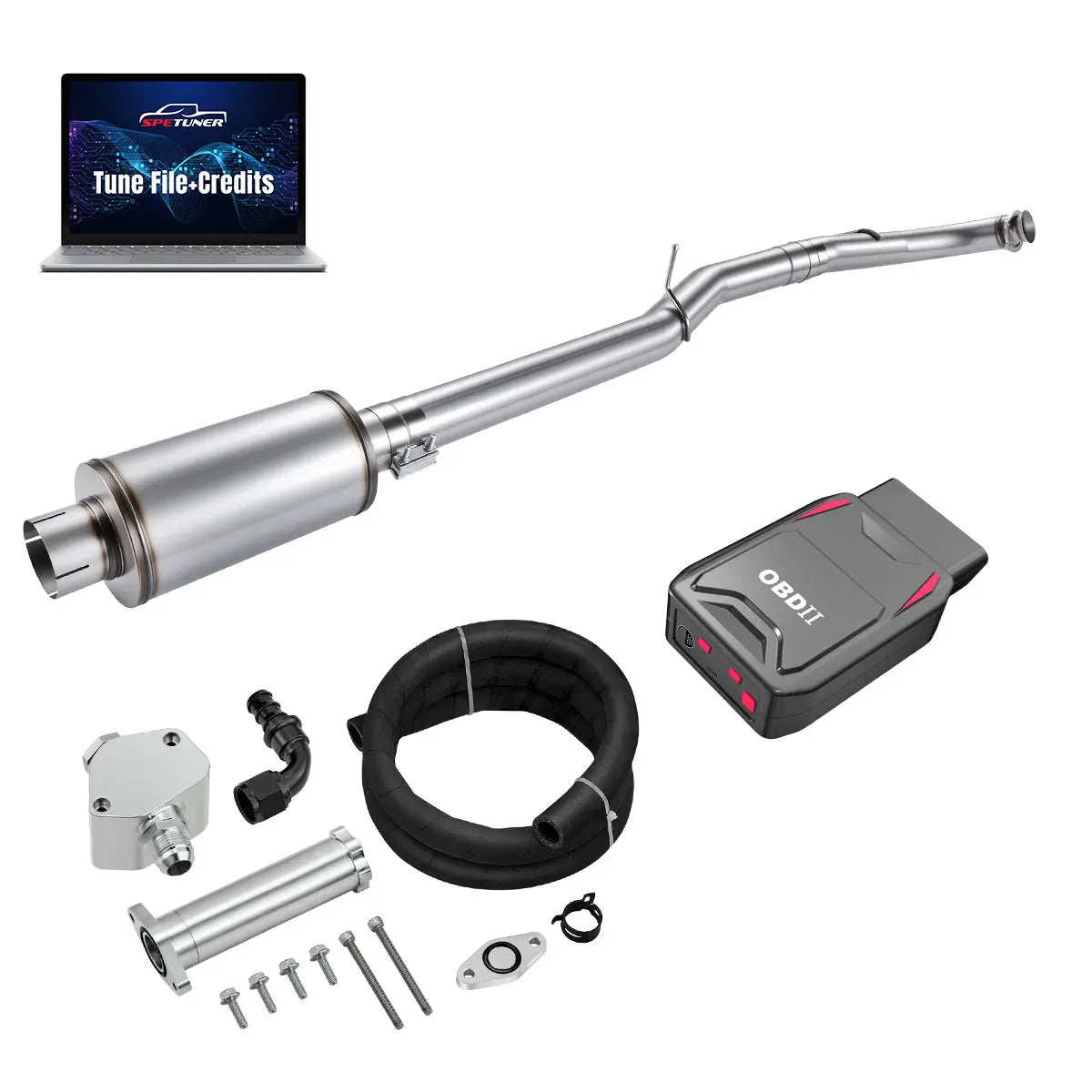 DPF/CCV/EGR/OBDII Tuner All-in-One Kit for 2017-2026 L5P 6.6L Duramax SPEtuner