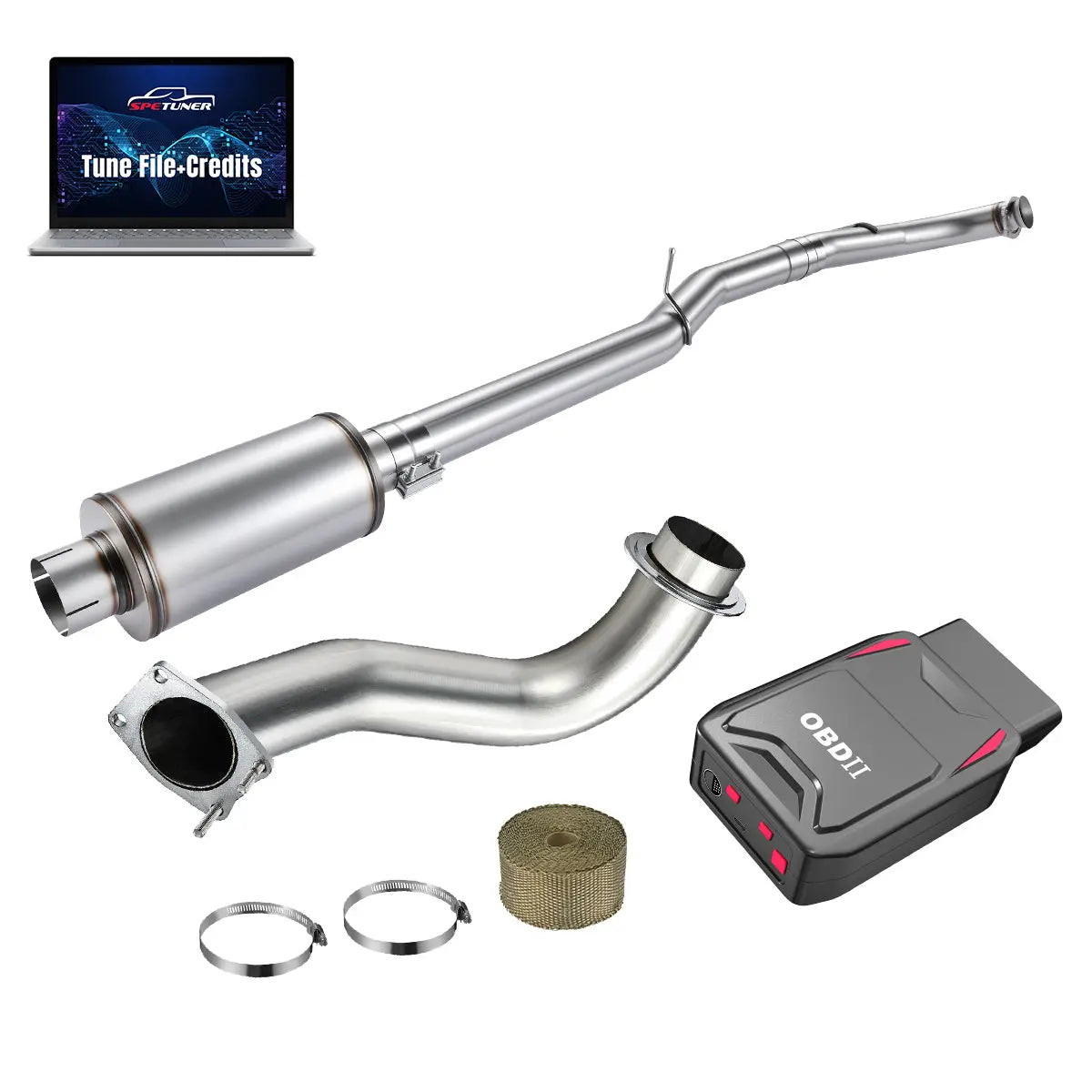 DPF/CCV/EGR/OBDII Tuner All-in-One Kit for 2017-2026 L5P 6.6L Duramax SPEtuner