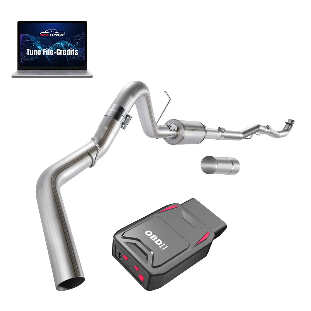DPF/CCV/EGR/OBDII Tuner All-in-One Kit for 2017-2026 L5P 6.6L Duramax SPEtuner