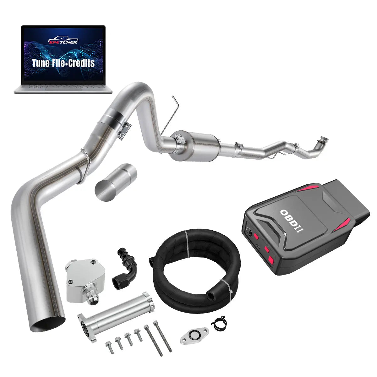DPF/CCV/EGR/OBDII Tuner All-in-One Kit for 2017-2026 L5P 6.6L Duramax SPEtuner