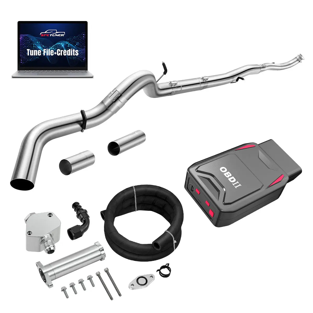 DPF/CCV/EGR/OBDII Tuner All-in-One Kit for 2017-2026 L5P 6.6L Duramax SPEtuner