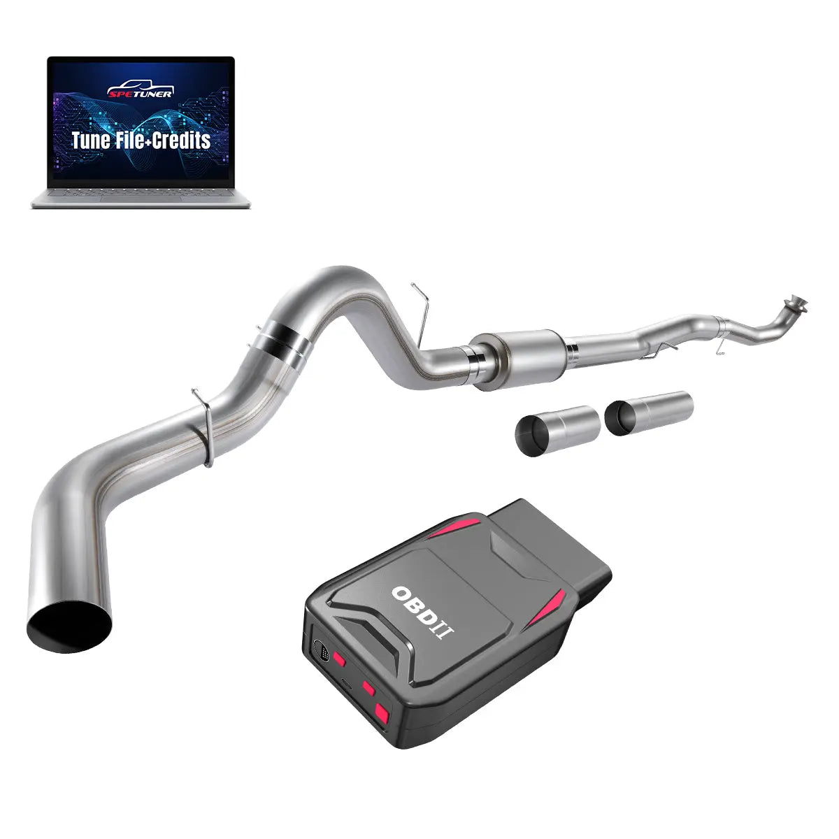 DPF/CCV/EGR/OBDII Tuner All-in-One Kit for 2017-2026 L5P 6.6L Duramax SPEtuner