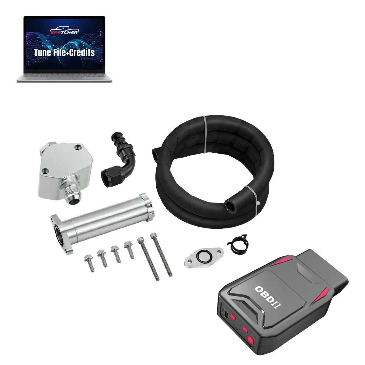 DPF/CCV/EGR/OBDII Tuner All-in-One Kit for 2017-2026 L5P 6.6L Duramax SPEtuner