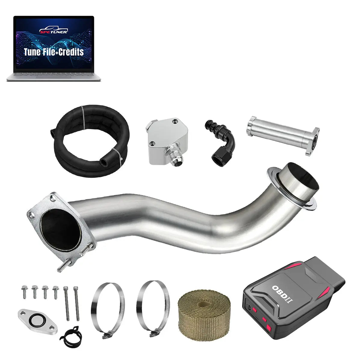 DPF/CCV/EGR/OBDII Tuner All-in-One Kit for 2017-2026 L5P 6.6L Duramax SPEtuner
