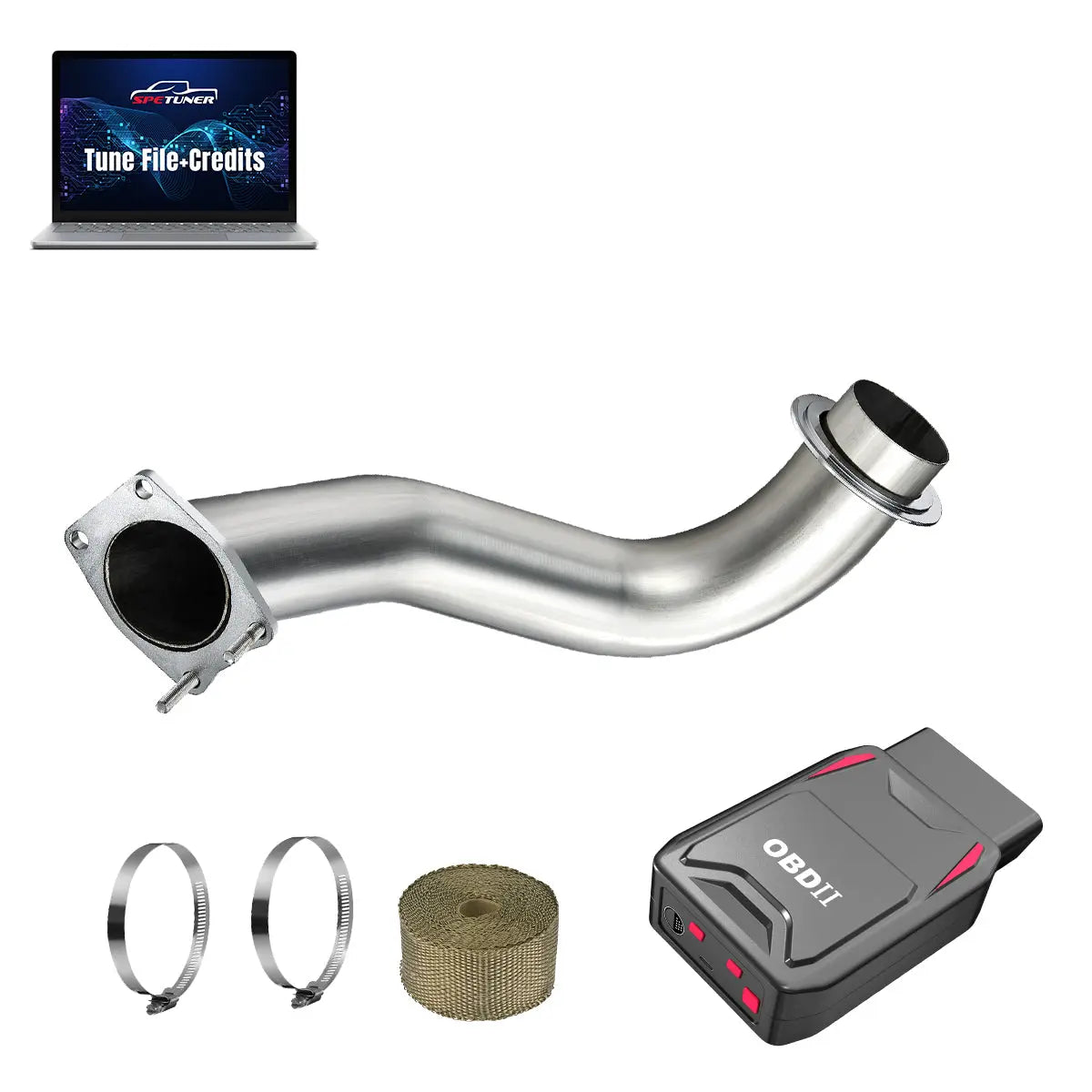 DPF/CCV/EGR/OBDII Tuner All-in-One Kit for 2017-2026 L5P 6.6L Duramax SPEtuner