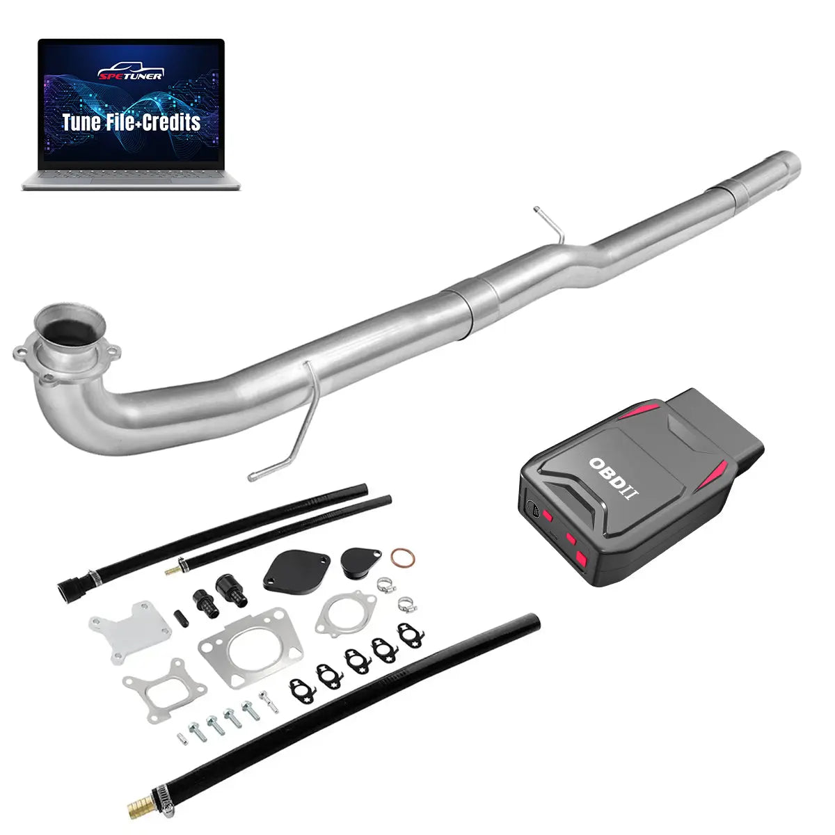 DPF/CCV/EGR/OBDII Tuner All-in-One Kit for 2017-2026 L5P 6.6L Duramax SPEtuner