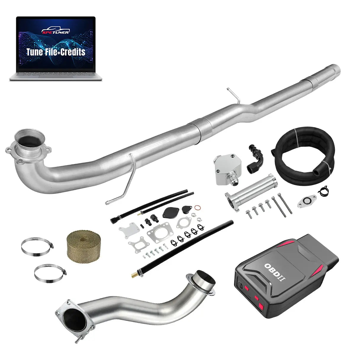 DPF/CCV/EGR/OBDII Tuner All-in-One Kit for 2017-2026 L5P 6.6L Duramax SPEtuner