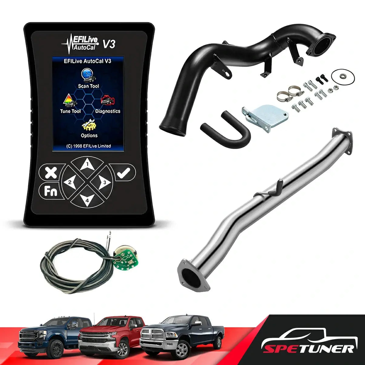 EGR/DPF/DEF Delete 2007.5-2010 LMM 6.6L Duramax All-in-One Kit |SPETUNER-1111