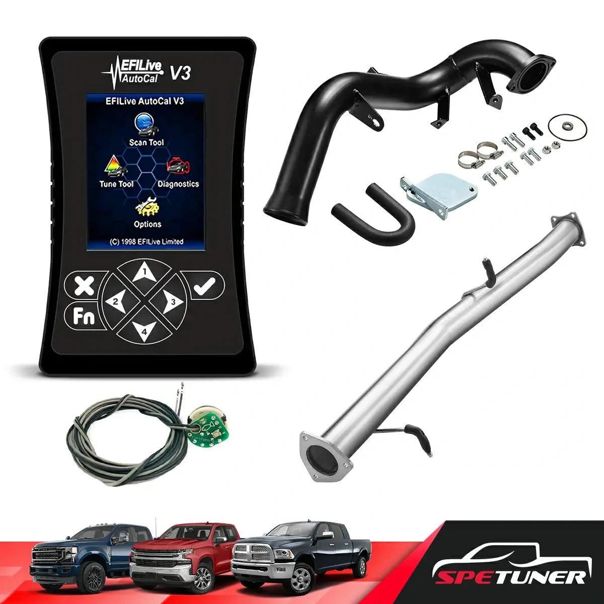 EGR/DPF/DEF Delete 2007.5-2010 LMM 6.6L Duramax All-in-One Kit |SPETUNER-1112