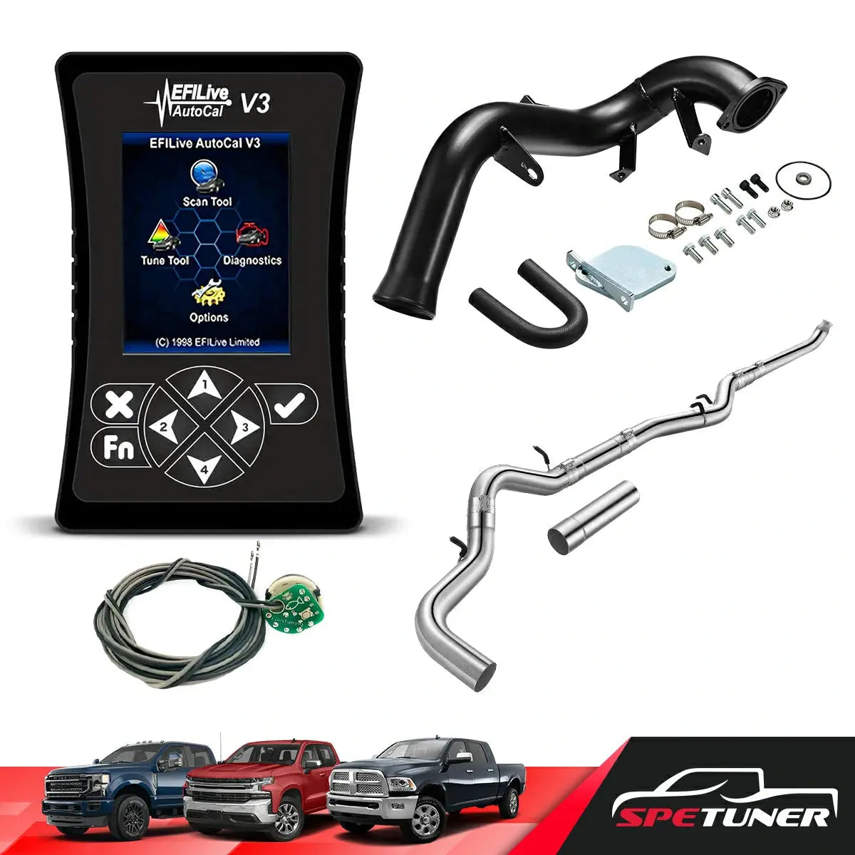 EGR/DPF/DEF Delete 2007.5-2010 LMM 6.6L Duramax All-in-One Kit |SPETUNER-1115