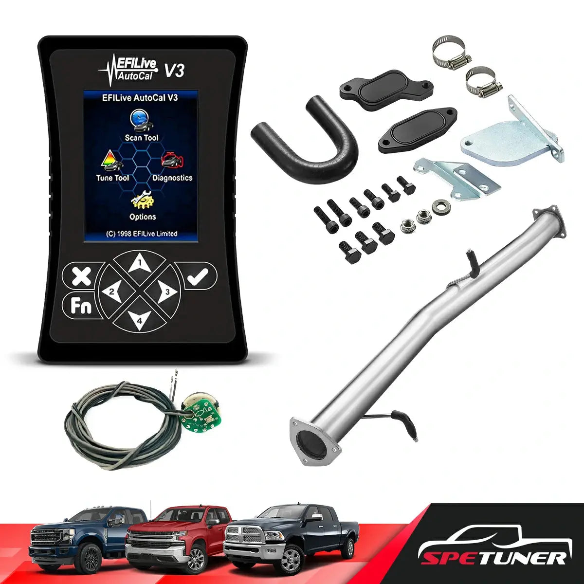 EGR/DPF/DEF Delete 2007.5-2010 LMM 6.6L Duramax All-in-One Kit |SPETUNER-1118