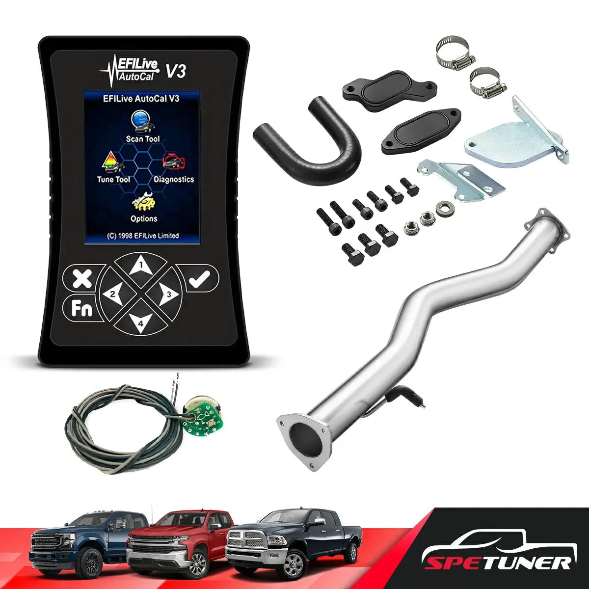 EGR/DPF/DEF Delete 2007.5-2010 LMM 6.6L Duramax All-in-One Kit |SPETUNER-1119