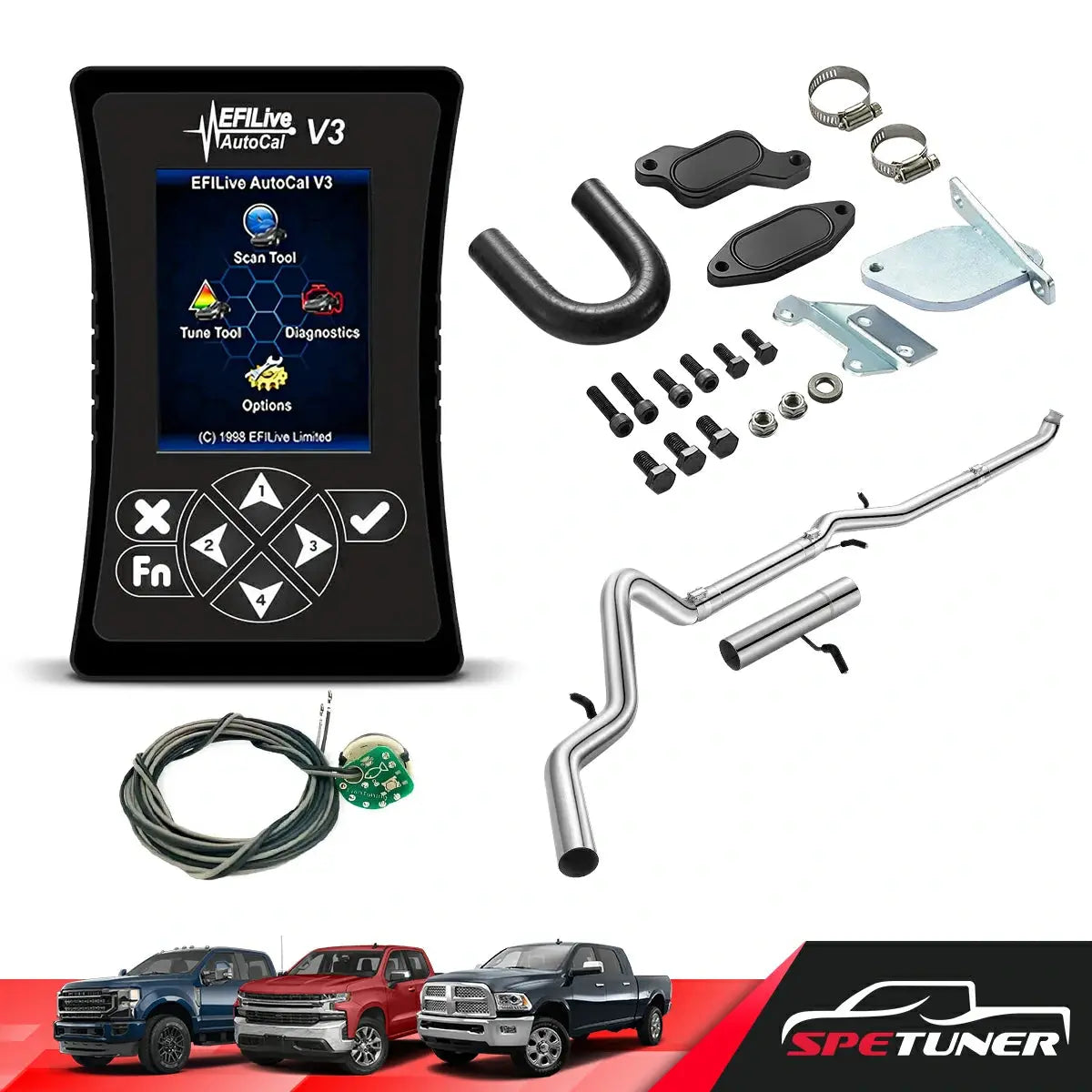 EGR/DPF/DEF Delete 2007.5-2010 LMM 6.6L Duramax All-in-One Kit |SPETUNER-11112