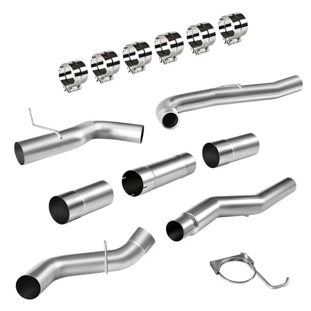 4"/5" 2011-2016 LML 6.6 Duramax DPF Delete Race Pipe Exhaust Chevy GMC|SPETUNER-15