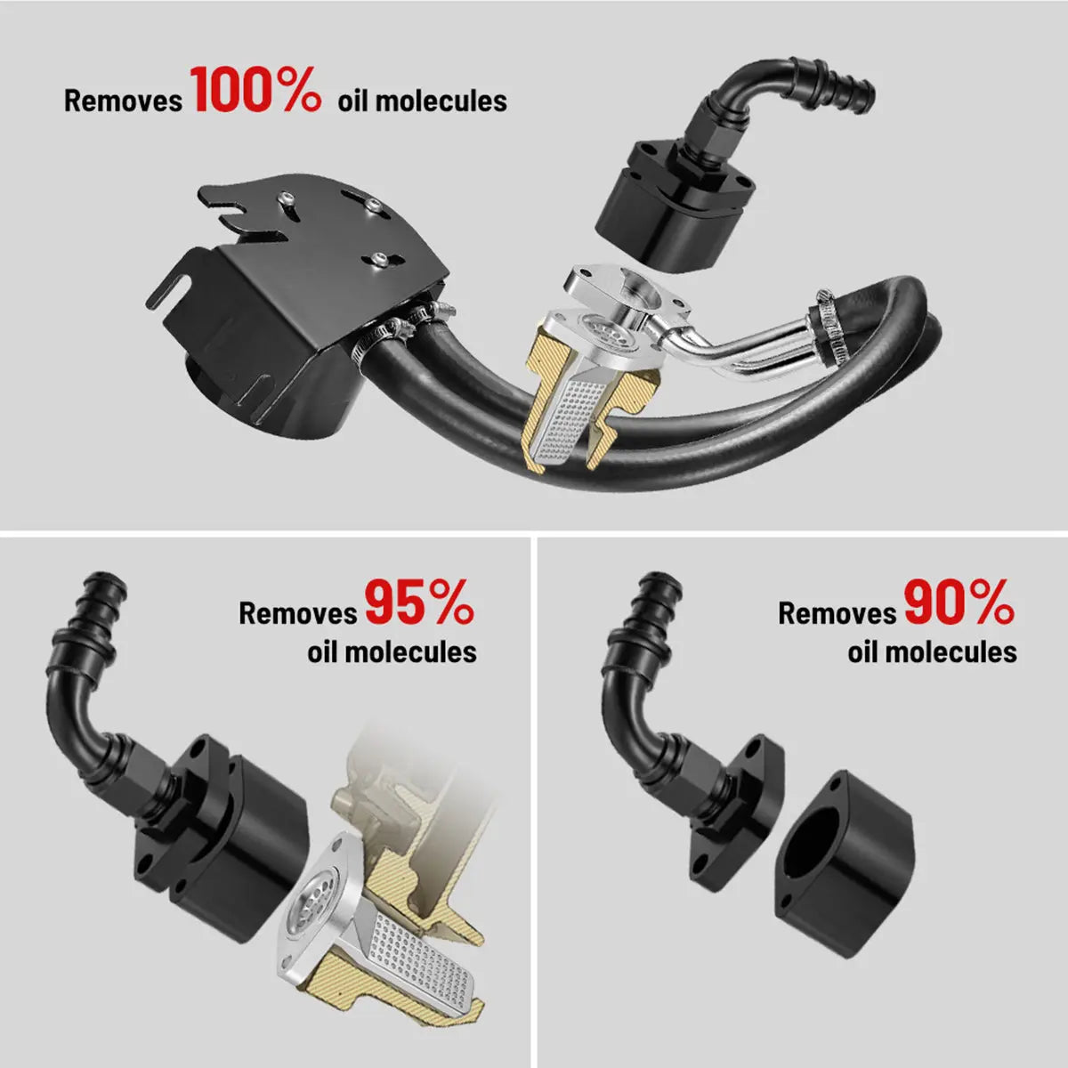 2011+ Ford 6.7L Powerstroke CCV Reroute/Delete w/Catch Can Internal&External Kit |SPETUNER-5