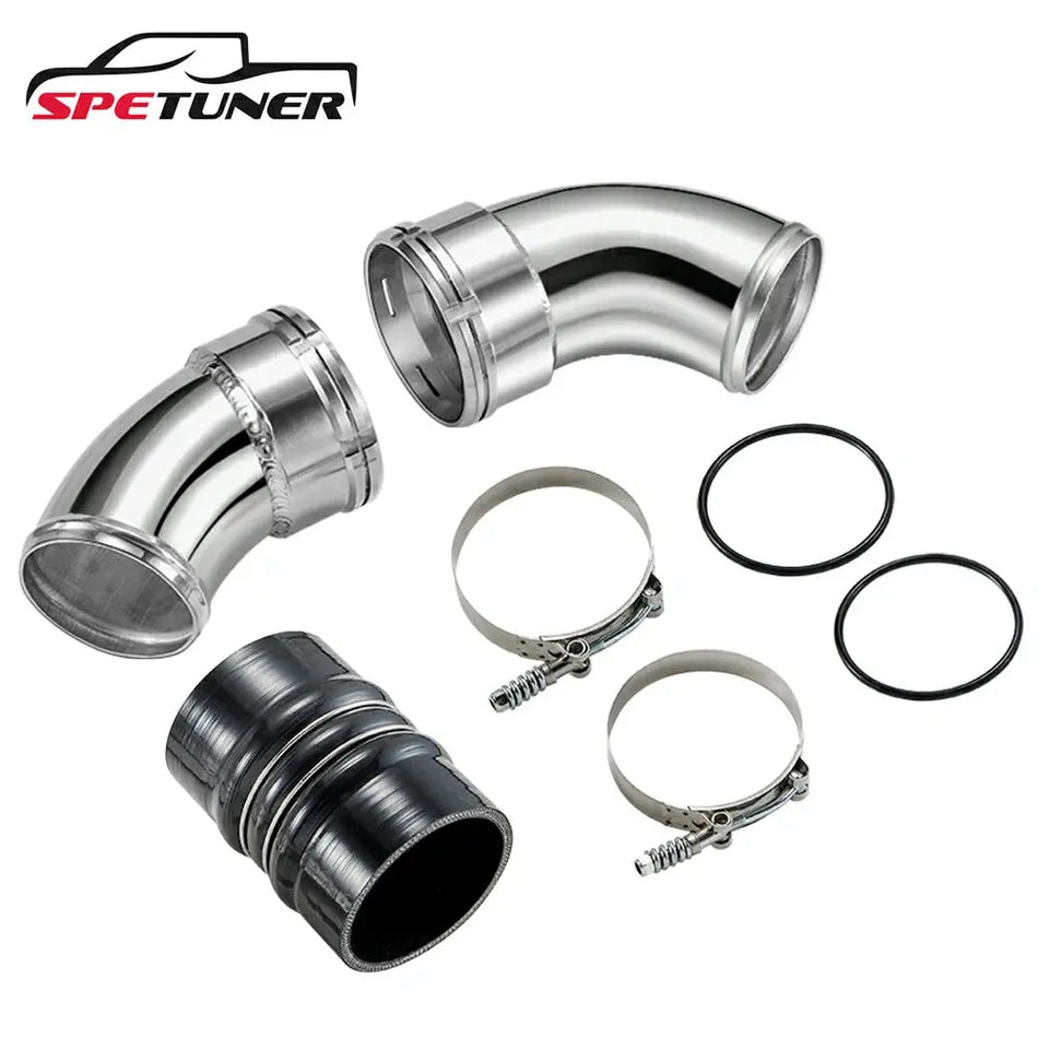 Hot Side Intercooler Pipe Kit for 2006-2010 6.6 LBZ LMM Duramax SPETUNER