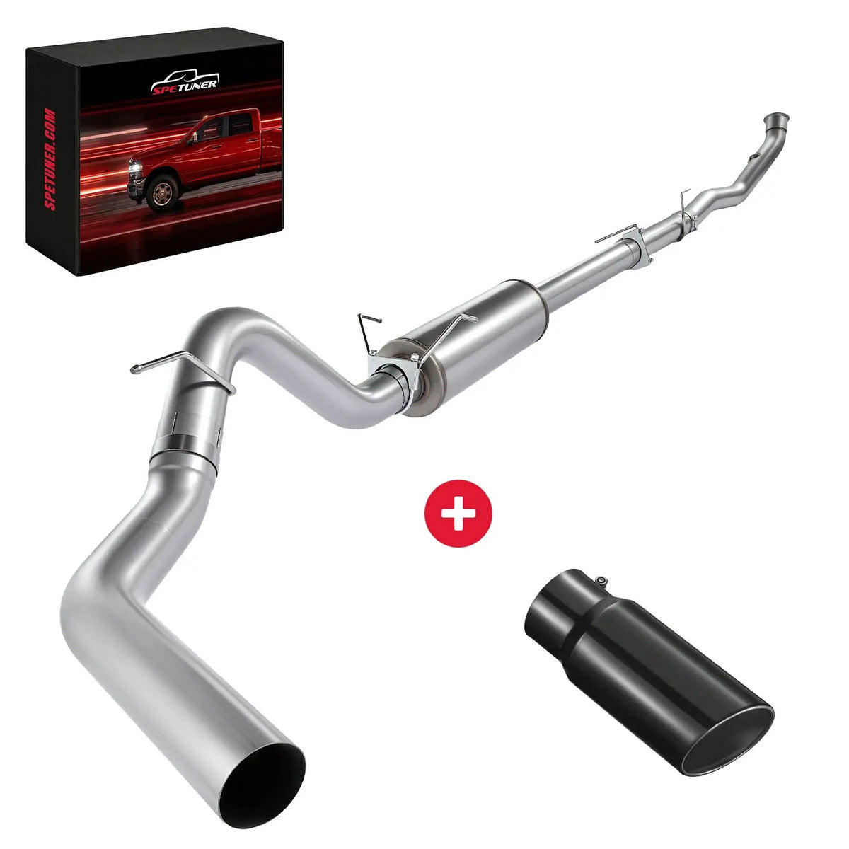 4" /5" 2010-2012 6.7 Cummins DPF Delete Race Exhaust Pipe | Dodge Ram 2500/3500 SPEtuner