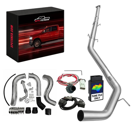 DPF/EGR/DEF Delete Kit 2016-2019 Nissan Titan 5.0L Cummins All-in-One Kit, Only SOTF Tune / EGR Delete Kit+Hot Side Intercooler Piping Kit+UP-Pipe / 4"