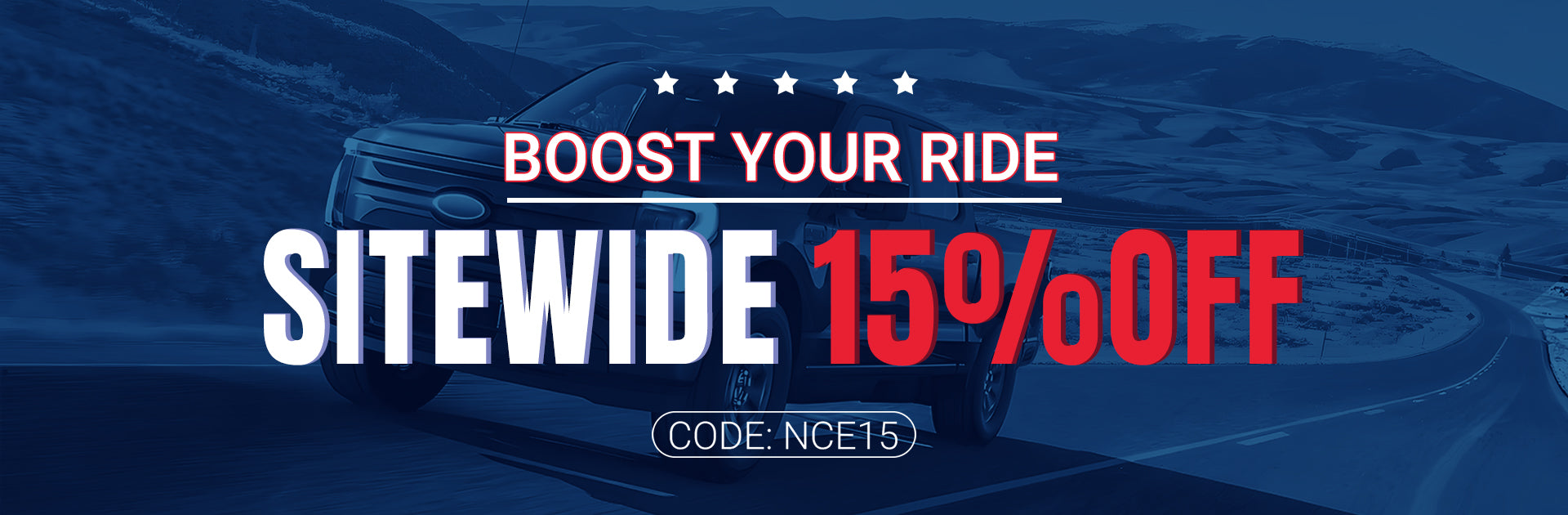 Boost your ride sitewide 15%off with code: NCE15
