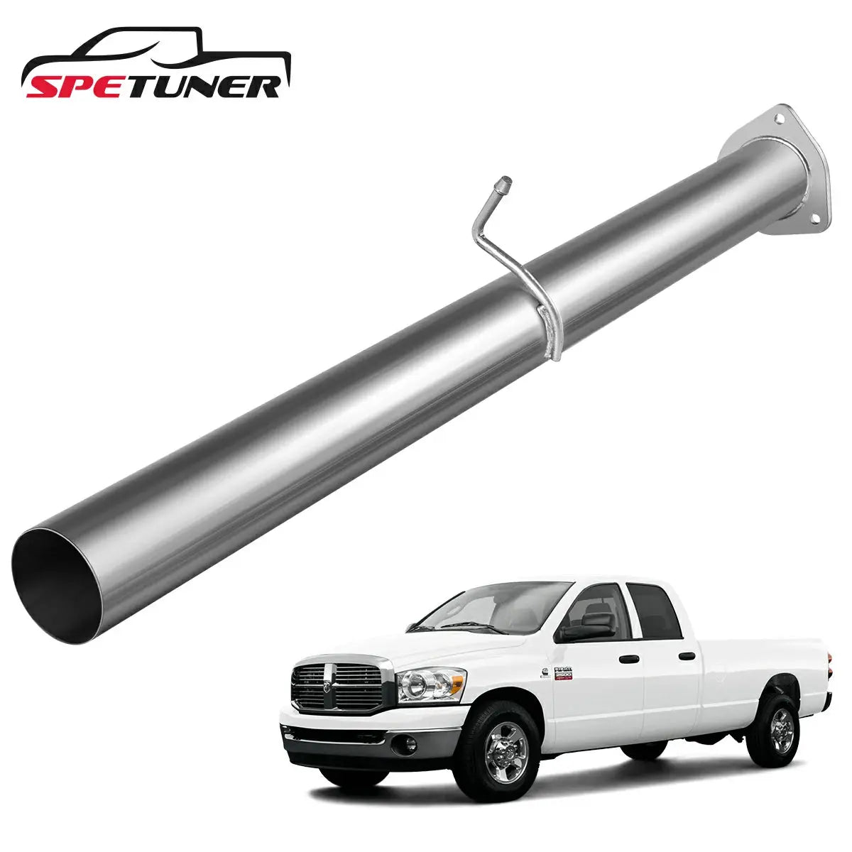 4" /5" 2010-2012 6.7 Cummins DPF Delete Race Pipe | Dodge Ram 2500/3500|SPETUNER-2