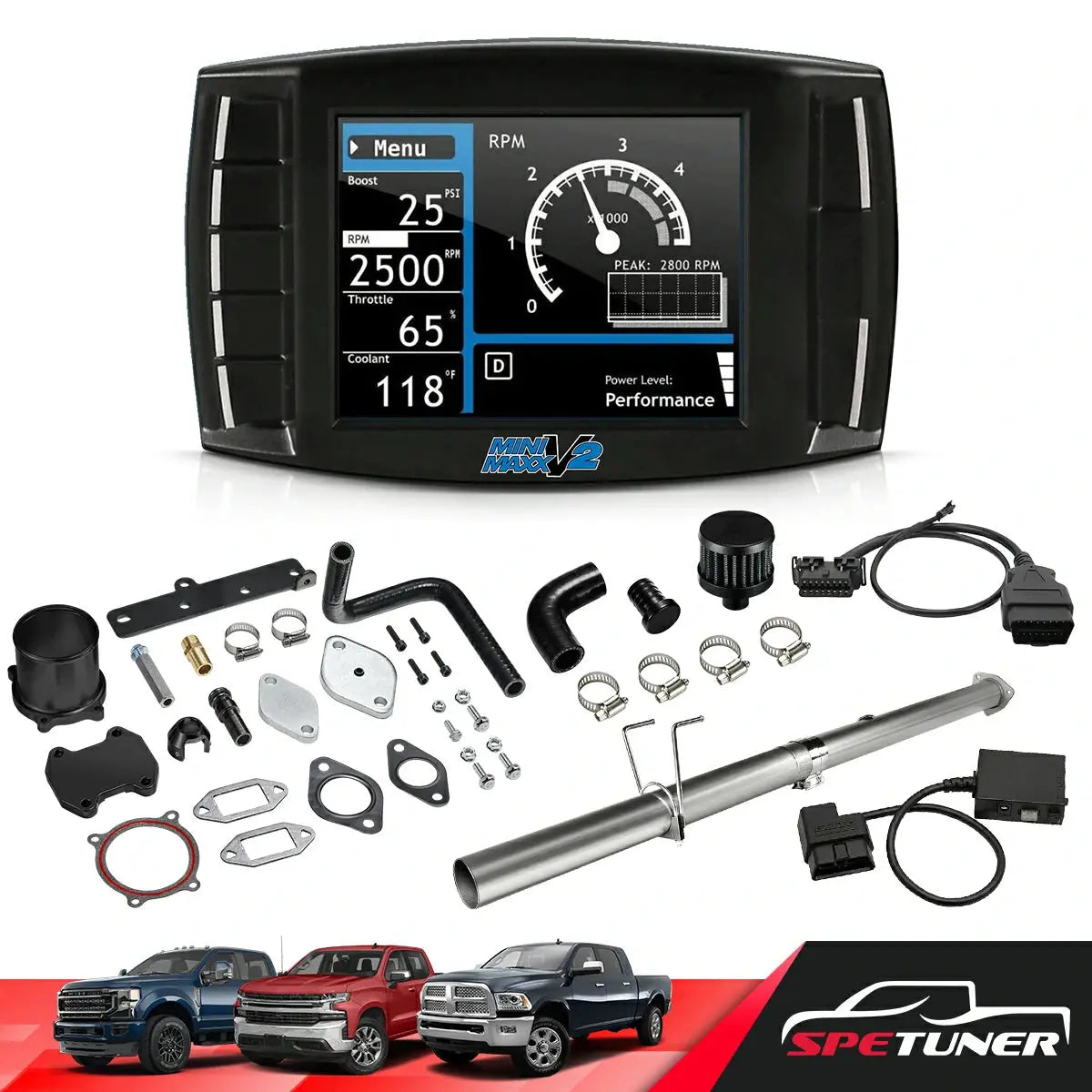 EGR/DPF/CCV/DEF Delete for 2013-2018 6.7L Cummins All-in-One Kit SPETUNER
